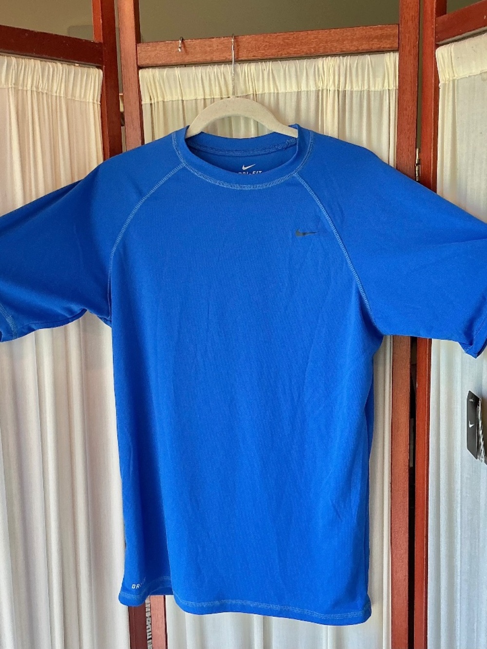 Nike NWT Men's T-Shirt Dri-Fit Crew Neck UPF 40 Blue Size M